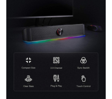 Redragon GS560 Adiemus Gaming Speaker - Tapis de souris Maroc