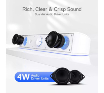 Redragon GS560 Adiemus Gaming Speaker (White)