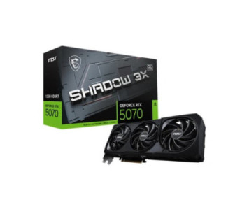 MSI GeForce RTX 5070 SHADOW 3X OC 12GB GDDR7 sur PC Gamer Master au Maroc Meilleur Pri Moins Cher Cartes graphiques
