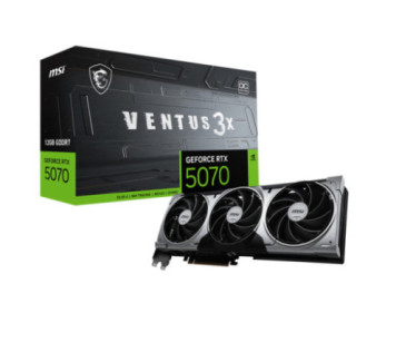 MSI GeForce RTX 5070 12G VENTUS 3X OC sur PC Gamer Master au Maroc Meilleur Pri Moins Cher Cartes graphiques