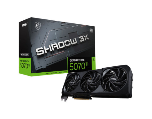 MSI GeForce RTX 5070 Ti 16G SHADOW 3X OC sur PC Gamer Master au Maroc Meilleur Pri Moins Cher Cartes graphiques