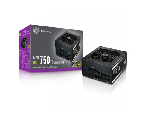 Cooler Master MWE Gold 750 Full Modular V2 ATX 3.0 80PLUS GOLD 750W - Alimentations PC Maroc