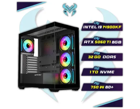 PC Gamer Maroc i9 14900KF 1TB 32GB DDR5 RTX 5060 TI 8GB