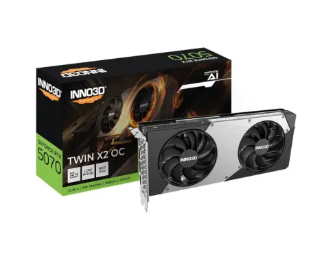 Inno3d GeForce RTX 5070 12Gb Twin X2 GDDR7 - Cartes graphiques Maroc