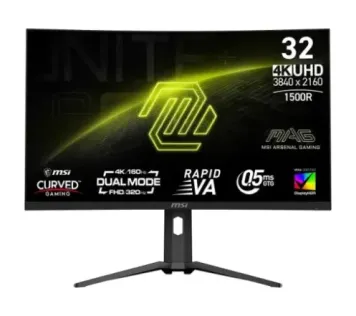 MSI MAG 321CUPDF 32" Curved 160Hz 4K - Moniteurs Maroc