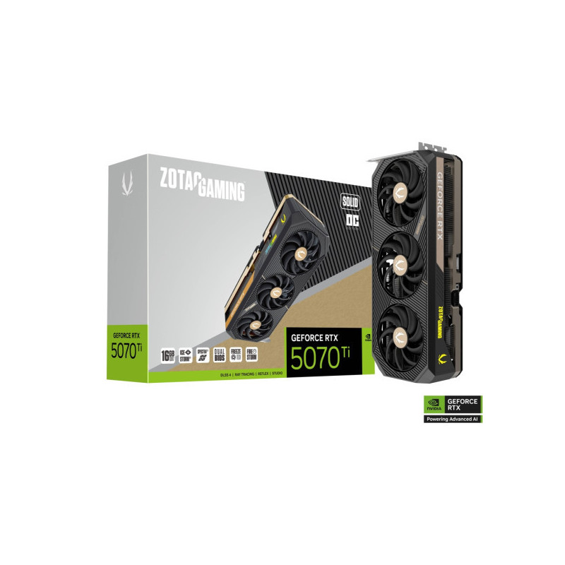 ZOTAC GAMING GeForce RTX 5070 TI SOLID OC 16GB GDDR7