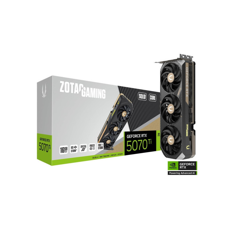 ZOTAC GAMING GeForce RTX 5070 TI SOLID CORE 16GB GDDR7
