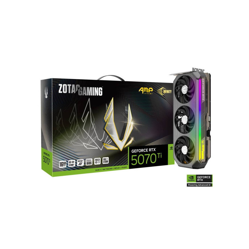 ZOTAC GAMING GeForce RTX 5070 TI AMP EXTREME INFINITY 16GB GDDR7