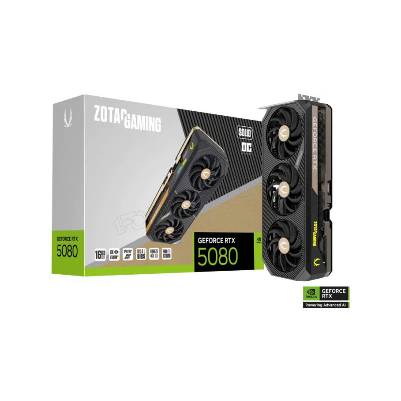 ZOTAC GAMING GeForce RTX 5080 SOLID OC 16GB GDDR7