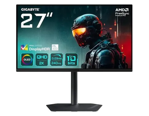 GIGABYTE MO27Q2 27" 240Hz QD-OLED 0.03ms 2K - Moniteurs Maroc