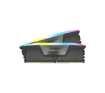 Corsair Vengeance RGB 64GB (2x32GB) DDR5 6000MHz CL40 - Mémoire vive PC Maroc