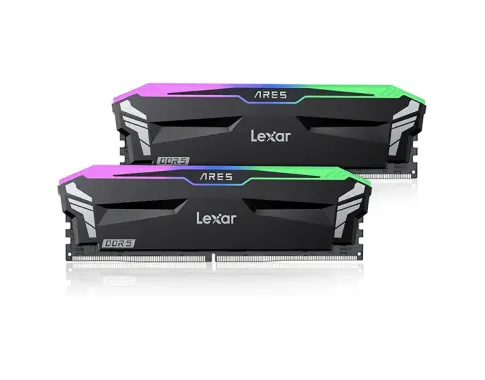 Lexar ARES RGB DDR5 32Go (2x16Go) 6400MHz CL32 - Mémoire vive PC Maroc