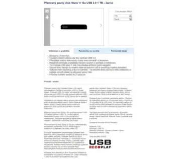 VERBATIM 53023 USB 3.0 1TB 2.5" - Disques durs et SSD Maroc