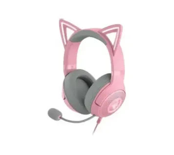 RAZER KRAKEN KITTY V2 Quartz Rose - Casques Maroc