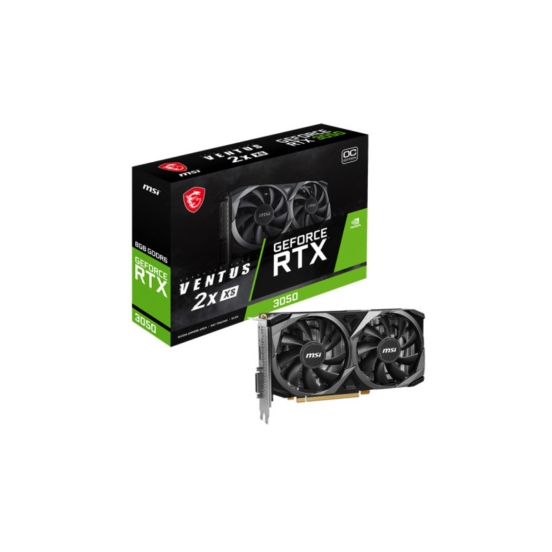 MSI GeForce RTX 3050 VENTUS 2X XS OC 8GB GDDR6