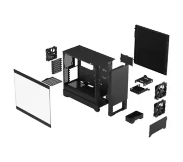 Fractal Design Pop Silent TG (Black) - Boitiers PC Maroc