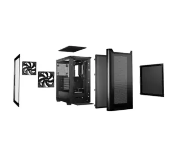 be quiet! Pure Base 501 Airflow Window (Black) - Boitiers PC Maroc