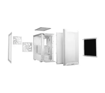 be quiet! Pure Base 501 Airflow Window (White) - Boitiers PC Maroc