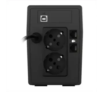 Onduleur nJoy UPS Cadu 650, line-interactive, 600VA/360W, tower, 2 x Prise FR, LCD, Gblan protection, USB, 12 minutes