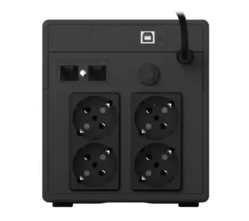 Onduleur nJoy UPS Cadu 1000, line-interactive, 1000VA/600W, tower, 4 x Prise FR, LCD, Gblan protection, USB, 19 minutes