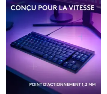 Logitech G G515 TKL Noir - Claviers Maroc