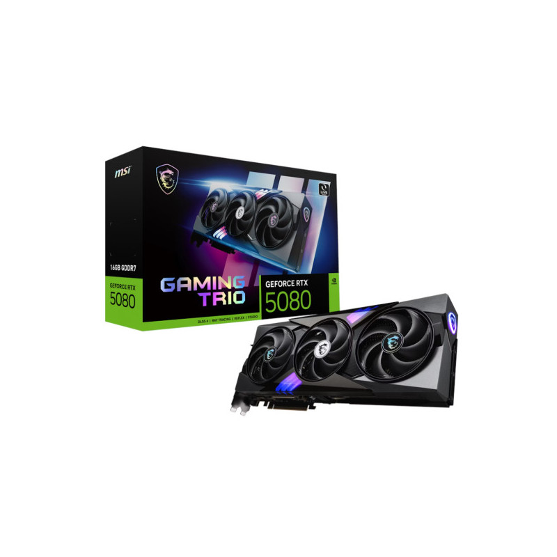 MSI GeForce RTX 5080 GAMING TRIO 16GB GDDR7