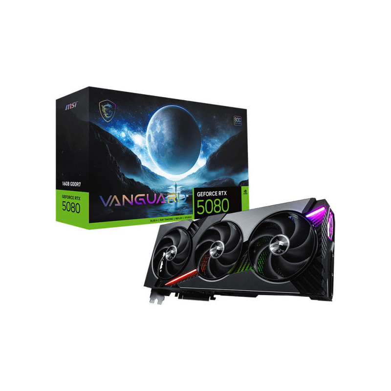 MSI GeForce RTX 5080 VANGUARD SOC 16GB GDDR7