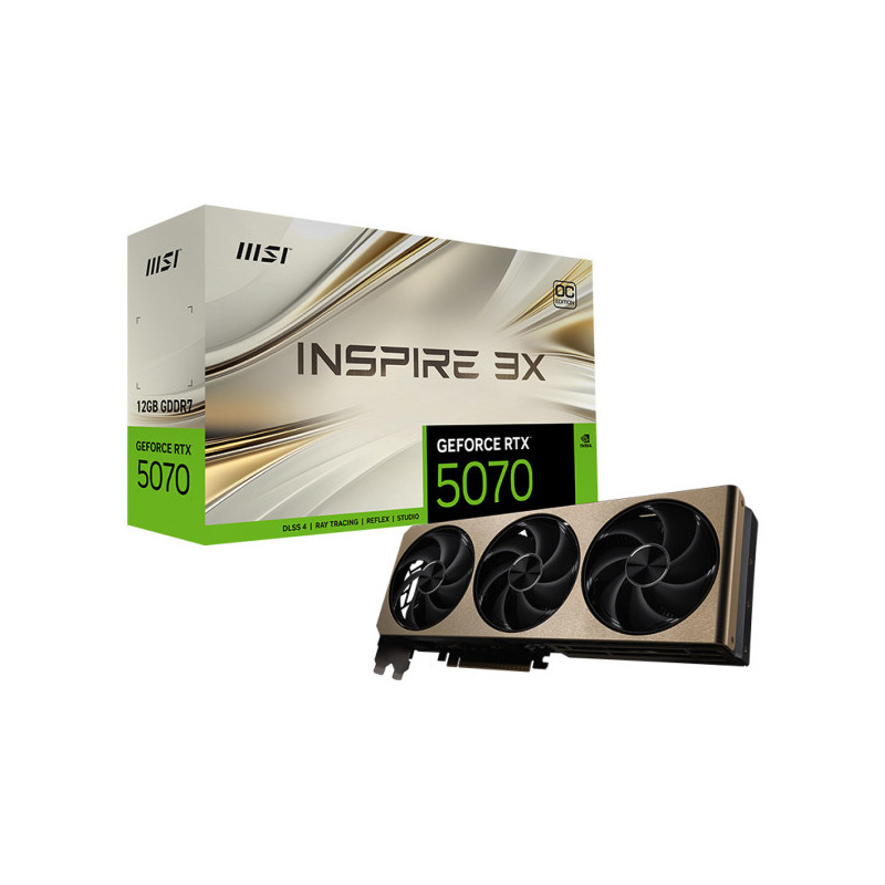 MSI GeForce RTX 5070 12G INSPIRE 3X OC