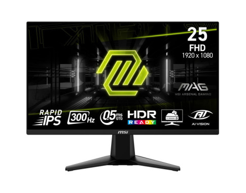 MSI MAG 255XF 24.5" IPS 300Hz sur PC Gamer Master au Maroc