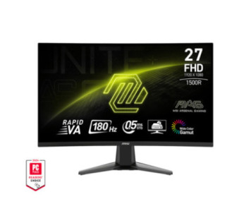 MSI Optix G27C6F 27" 180Hz Freesync Curved sur PC Gamer Master au Maroc