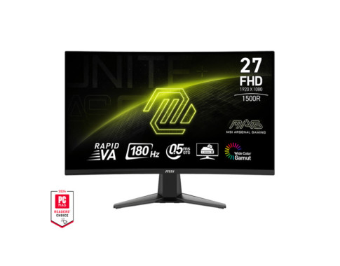 MSI Optix G27C6F 27" 180Hz Freesync Curved sur PC Gamer Master au Maroc