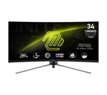 MSI MAG 345CQR 34" 180Hz sur PC Gamer Master au Maroc