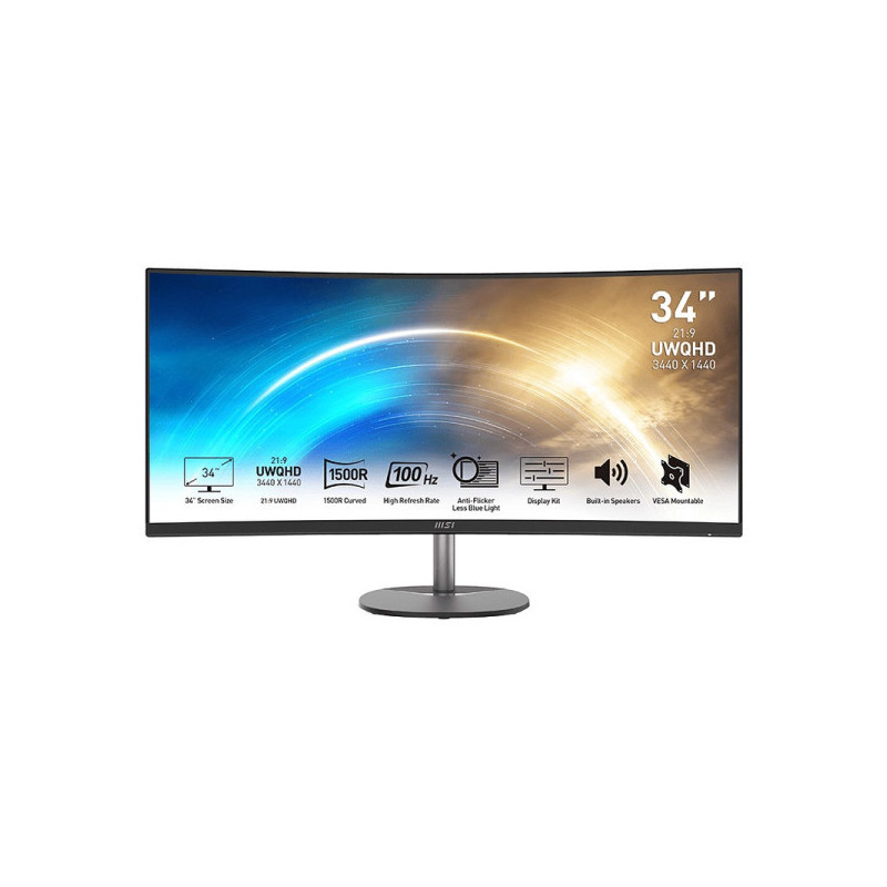 MSI PRO MP341CQ 34" 100Hz Freesync