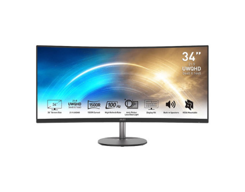 MSI PRO MP341CQ 34" 100Hz Freesync sur PC Gamer Master au Maroc