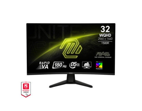 MSI MAG 32CQ6F 32" 180Hz 2K Curved sur PC Gamer Master au Maroc